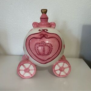 Princess Carriage Ceramic Money Bank Piggy Bank for Girls